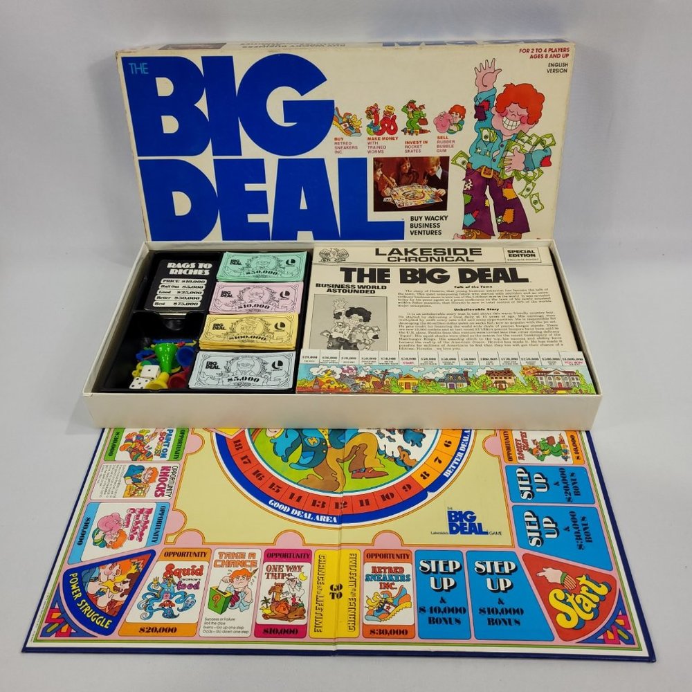 Big Deal Vintage 1977 Board Game by Lakeside